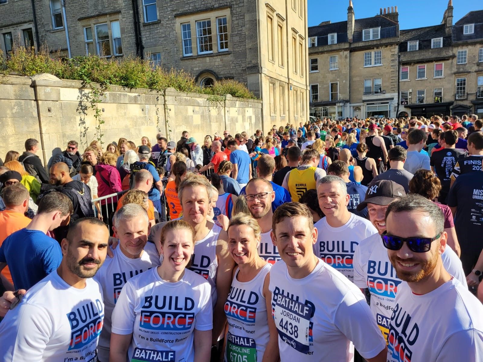 Bath Half Marathon Success Team achieve best time BuildForce